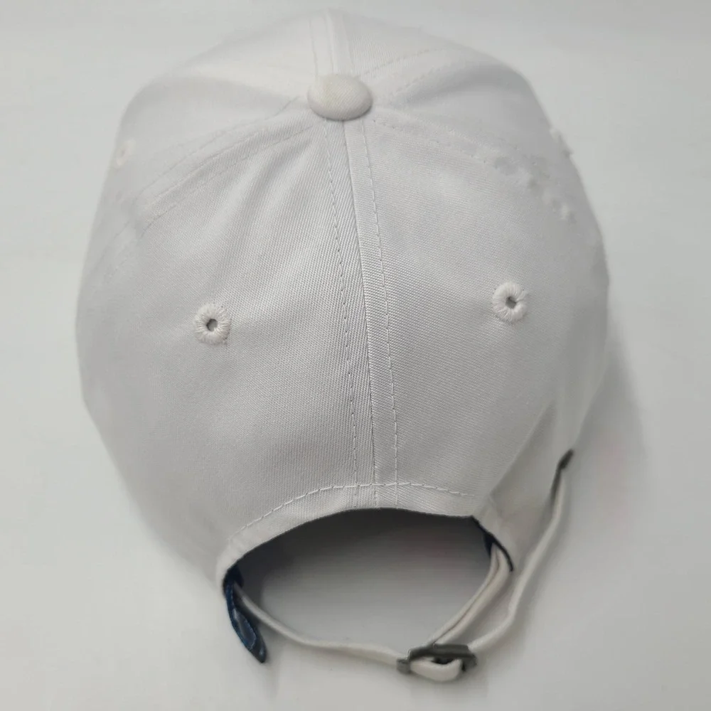 Hard Rock Cafe Hat Strapback (Fits Small) White Blue Dallas Est 1971 Casual‎ Men